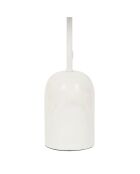Organische E27-Lampe 25 W Kabel 1,50 m weiß - D10-20xH40,5 cm