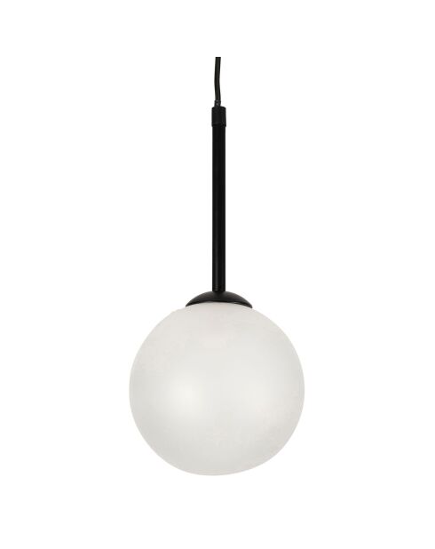 Sospensione a 3 lampade Ardecor G9 globo nero opaco - 60x15xH60 cm