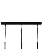 Ardecor G9 Pendelleuchte mit 3 Lampen, mattschwarz, Kugel, 60 x 15 x H60 cm