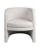 Clubsessel Tessia ecru - 62x58xH70 cm