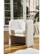Clubsessel Tessia ecru - 62x58xH70 cm