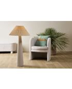 Clubsessel Tessia ecru - 62x58xH70 cm