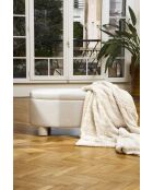 Banc coffre Tessia écru - 105x42xH45 cm