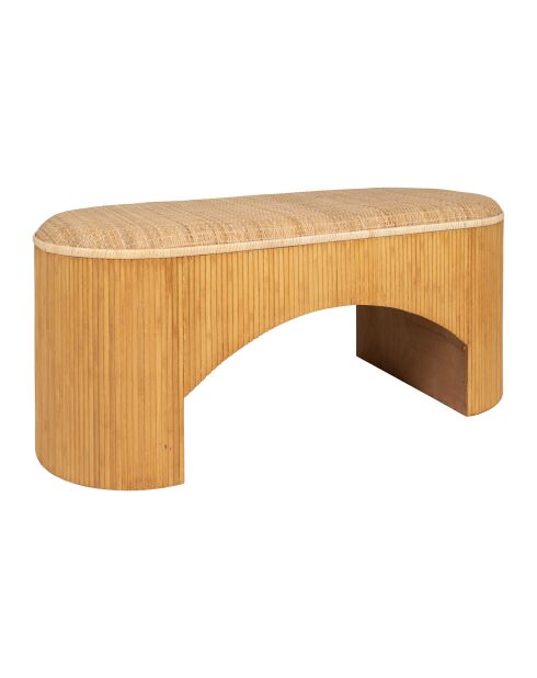 Banc Tamba naturel - 100x40xH44 cm