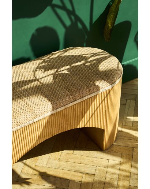 Banc Tamba naturel - 100x40xH44 cm