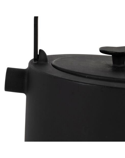 Théière plate avec filtre Tipotto BTE Arty noire - 90 cl