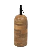 Cable orgánico E27 para lámpara de pie, 2,30 m, negro/natural, 13-20 x 156 cm