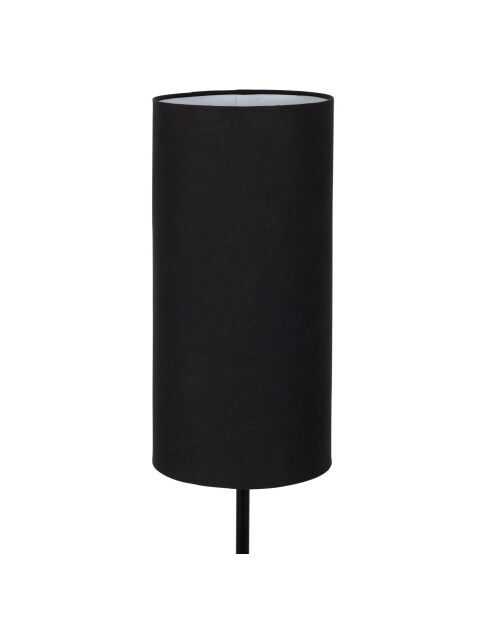 Cable orgánico E27 para lámpara de pie, 2,30 m, negro/natural, 13-20 x 156 cm