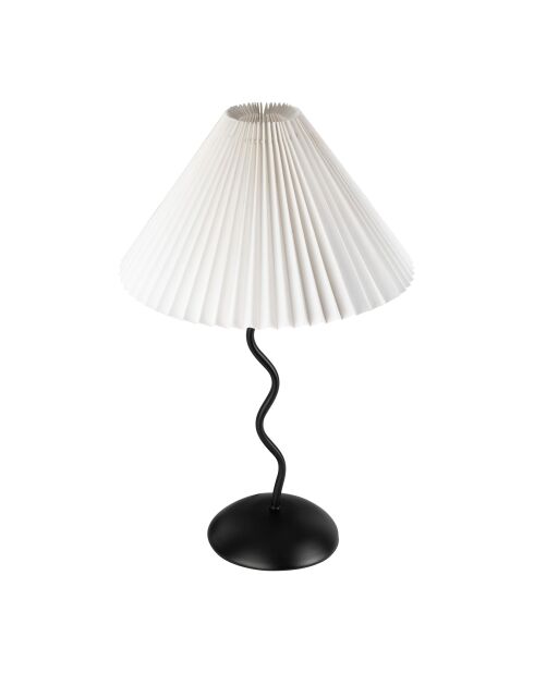 Lampe Funky E27 60 W câble 1,50 m noire/blanche - D30xH50 cm