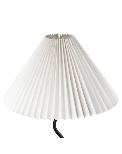 Lampe Funky E27 60 W câble 1,50 m noire/blanche - D30xH50 cm