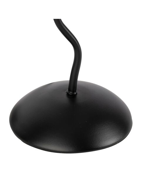 Lampe Funky E27 60 W câble 1,50 m noire/blanche - D30xH50 cm