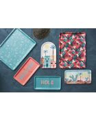Plateau Palma turquoise - 40x30 cm