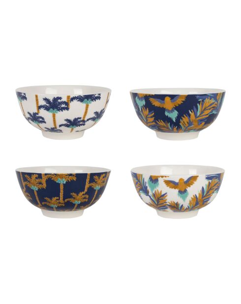 4 cuencos BTE Mocoa multicolores - 30 cl