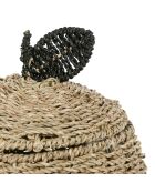 2 cestini naturali Sweet Dream con coperchio - D25xH26/P15xH20 cm