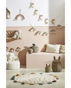 2 cestini naturali Sweet Dream con coperchio - D25xH26/P15xH20 cm