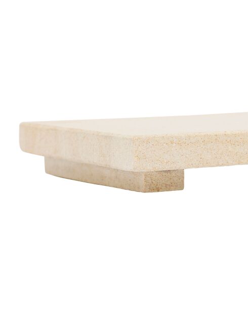 Centre de table Eskela beige - 38x15 cm
