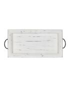 Plateau en sapin Trappeur blanchi - 65x34x4,5 cm