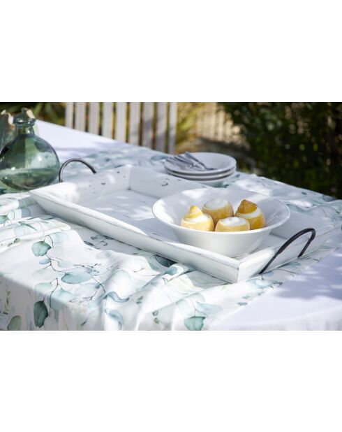 Plateau en sapin Trappeur blanchi - 65x34x4,5 cm