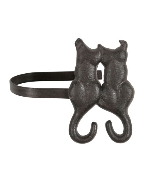 2 bruine strikbanden voor katten - 16x13,5x11,5 cm