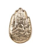 Vassoio Sunny in alluminio dorato - 9,5x15 cm