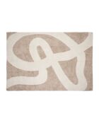 Tapis tufté en coton Klosen beige/écru - 230x160 cm