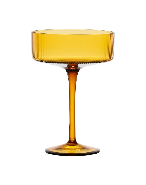 Coupe à champagne Champart ambre - 33 cl