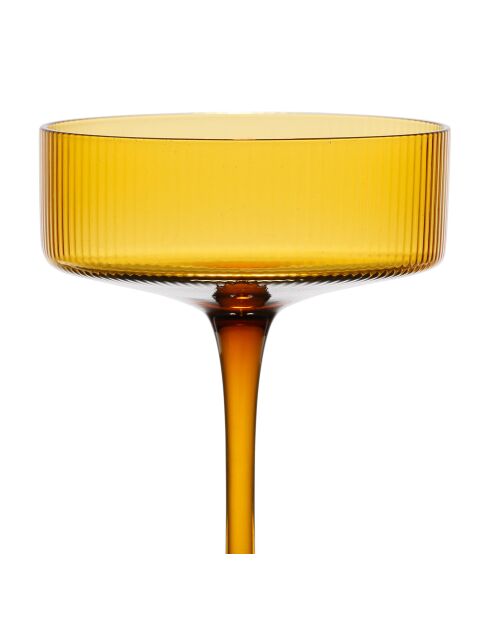 Coupe à champagne Champart ambre - 33 cl
