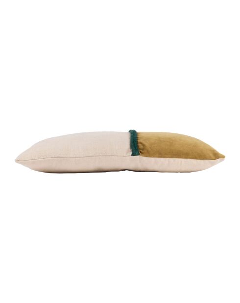 Kussenhoes Neo bruin/ecru - 50x30 cm