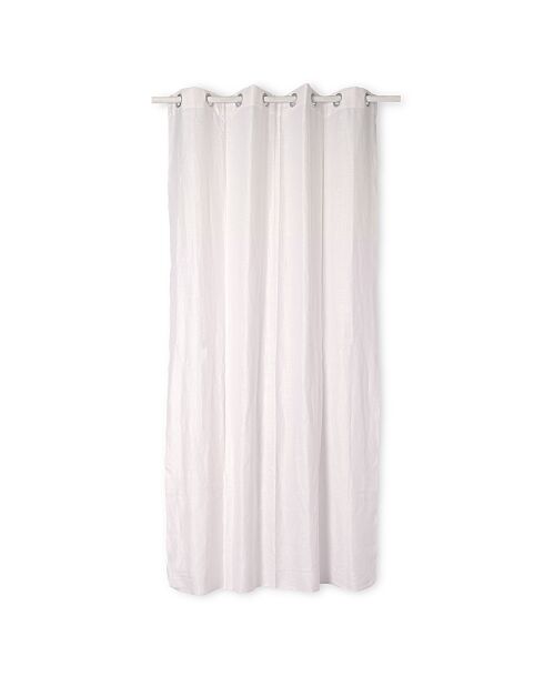 Rideau Basic blanc - 140x280 cm