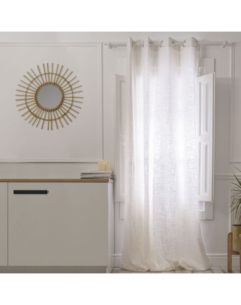 Rideau Basic blanc - 140x280 cm