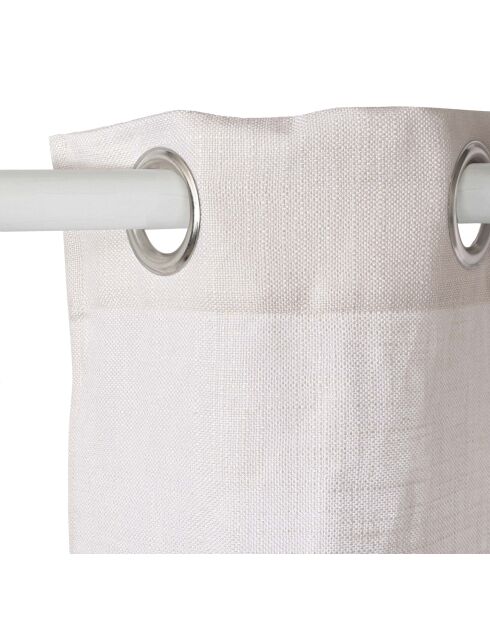 Rideau Basic blanc - 140x280 cm