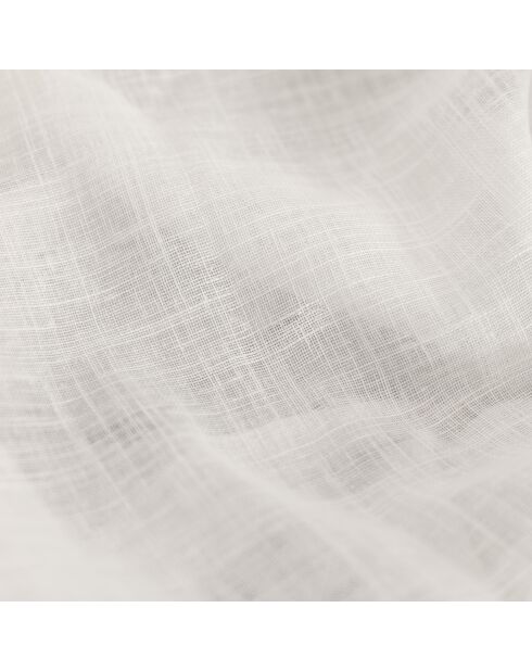 Rideau opacité faible avec ruban multiusage Aura blanc - 140x270 cm