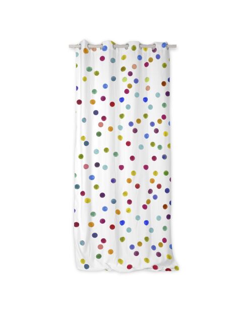 Rideau Confetti multicolore - 140x300 cm