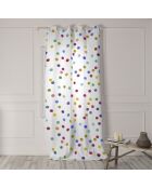 Rideau Confetti multicolore - 140x300 cm