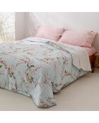 Colcha de algodón multicolor Chinoiserie