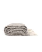 Haze bruine katoenen plaid - 130x170 cm
