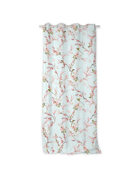 Rideau Chinoiserie multicolore - 140x300 cm