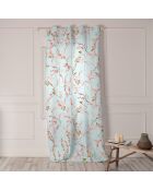 Rideau Chinoiserie multicolore - 140x300 cm