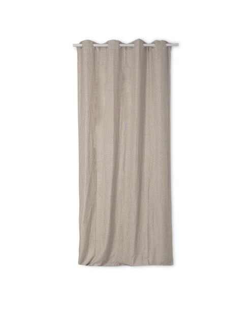 Rideau Basic naturel - 140x280 cm