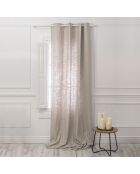 Rideau Basic naturel - 140x280 cm