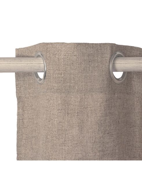 Rideau Basic naturel - 140x280 cm