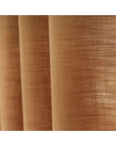 Rideau opacité élevée avec œillets Solace terre cuite - 140x270 cm
