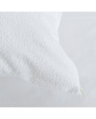 Protège-oreiller imperméable Éponge en coton blanc - 50x75 cm