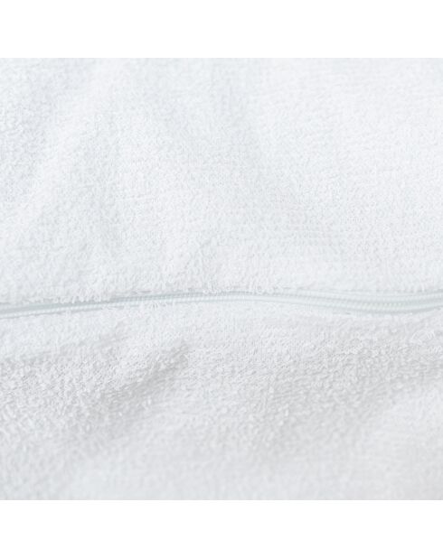 Protège-oreiller imperméable Éponge en coton blanc - 50x75 cm