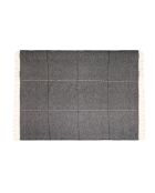 Marsh grijze katoenen plaid - 130x170 cm