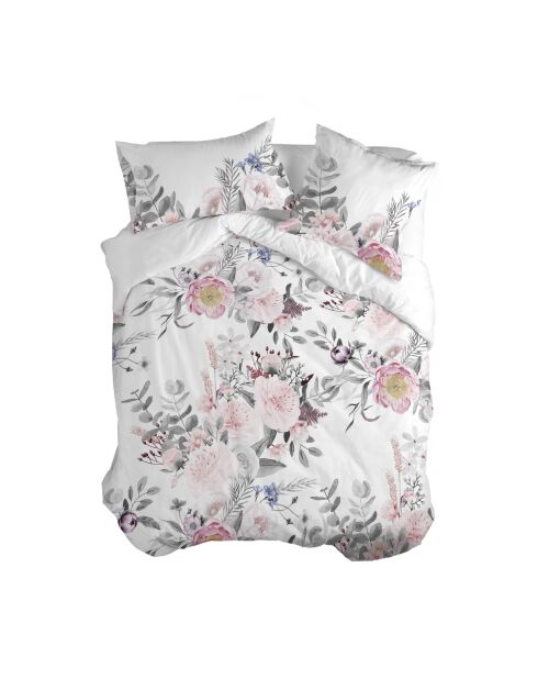 Housse de couette en coton Delicate bouquet multicolore