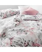 Housse de couette en coton Delicate bouquet multicolore