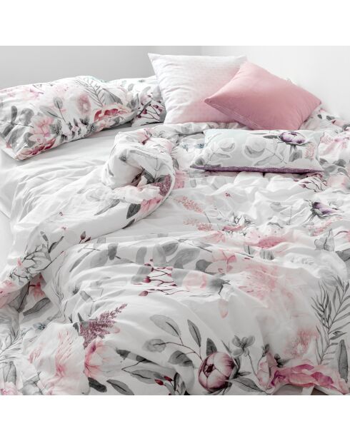 Housse de couette en coton Delicate bouquet multicolore