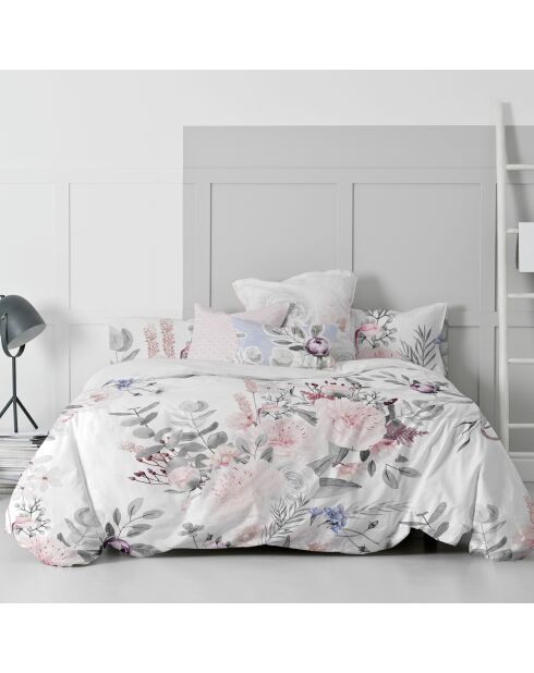 Housse de couette en coton Delicate bouquet multicolore