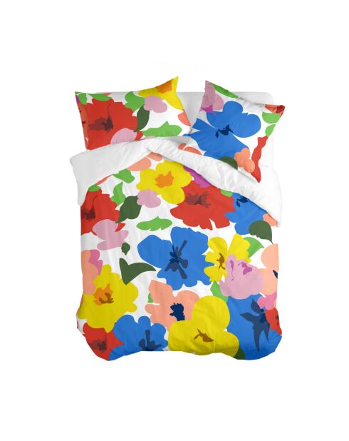 Housse de couette en coton Bloom play multicolore